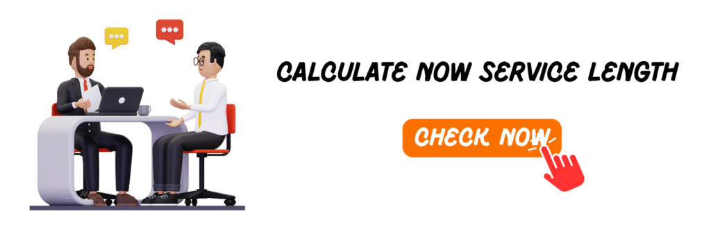 Check Now Service Length Calculator - Calculate Now